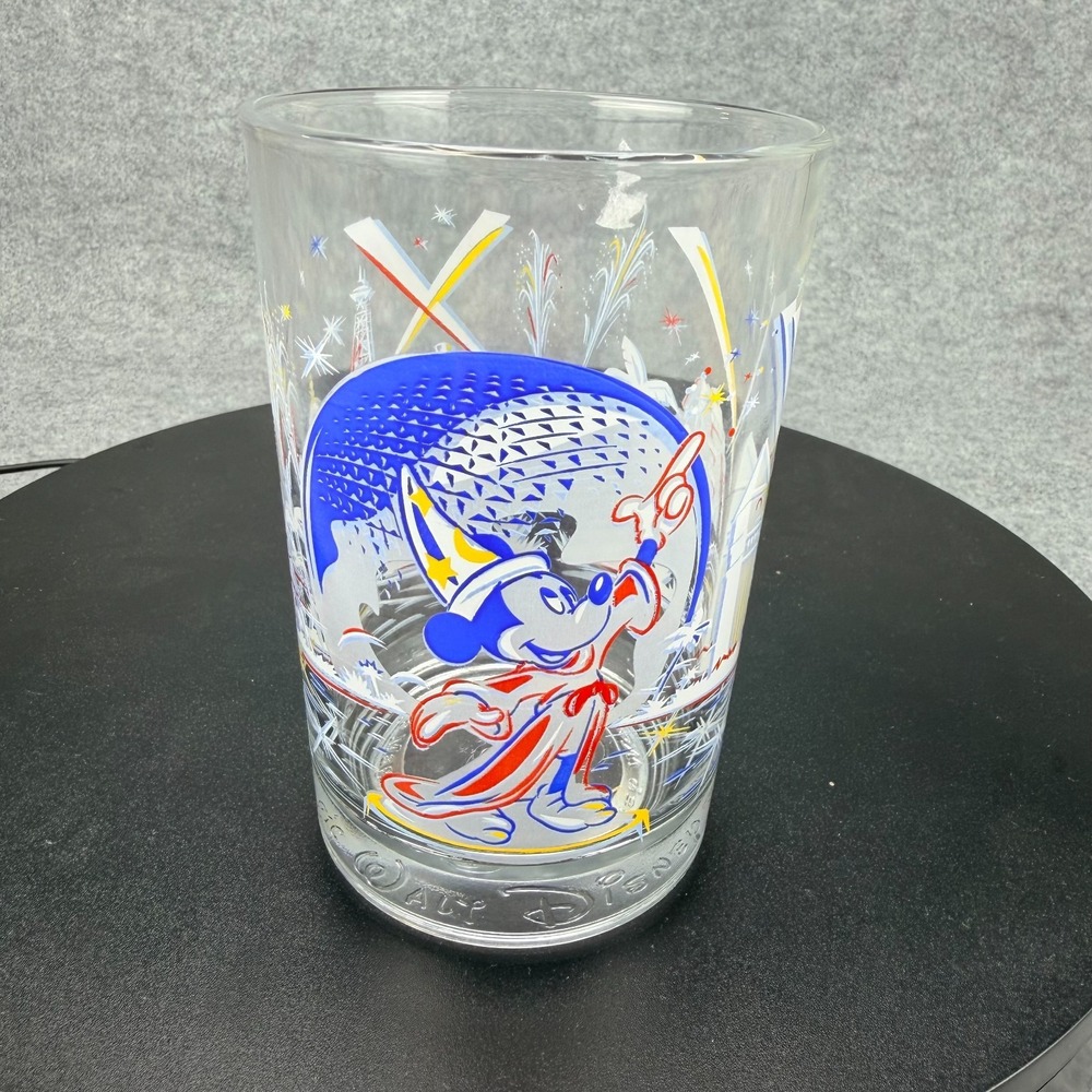 Disney Parks Walt Disney World 25th Anniversary Mickey Mouse Glass 1996